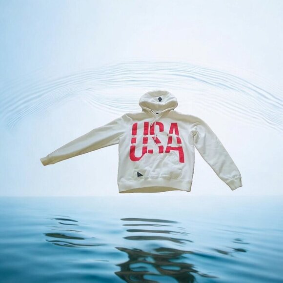 10 Deep VCTRY SPORT USA Fleece Men’s Hoodie Size L - Picture 2 of 12